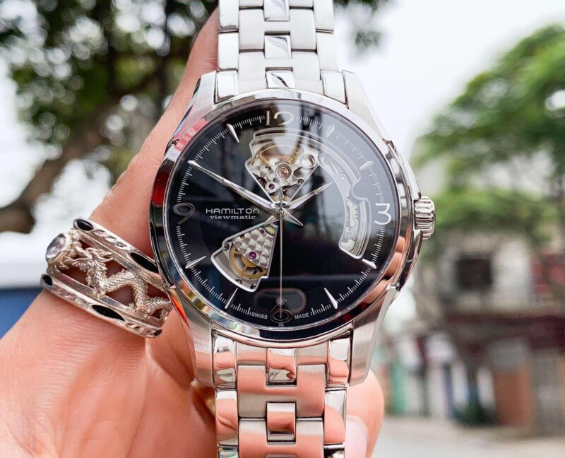 Đồng hồ nam Hamilton Jazzmaster Open Heart Arabic 40mm H32565185