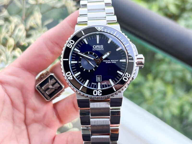 ORIS AQUIS SMALL SECOND DATE  01743773341350782405PEB