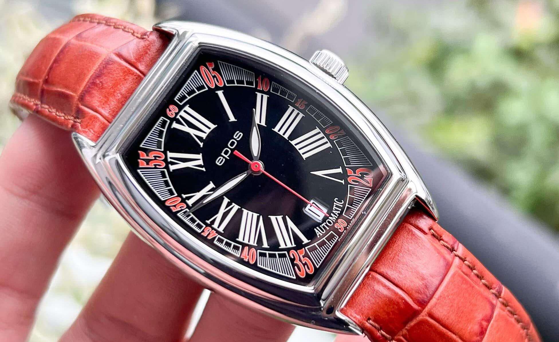 Đồng hồ EPOS RUNNEAU 3332 mang phong cách thiết kế độc đáo dáng mặt quả trám cực kì khó tìm thấy trên thị trường
